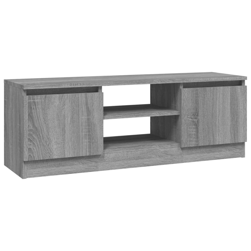 Meuble TV avec porte Sonoma gris 102x30x36 cm - XIOS