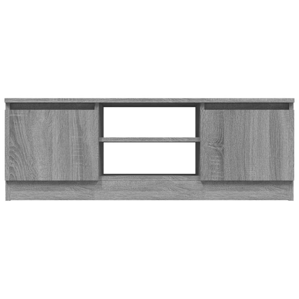 Meuble TV avec porte Sonoma gris 102x30x36 cm - XIOS