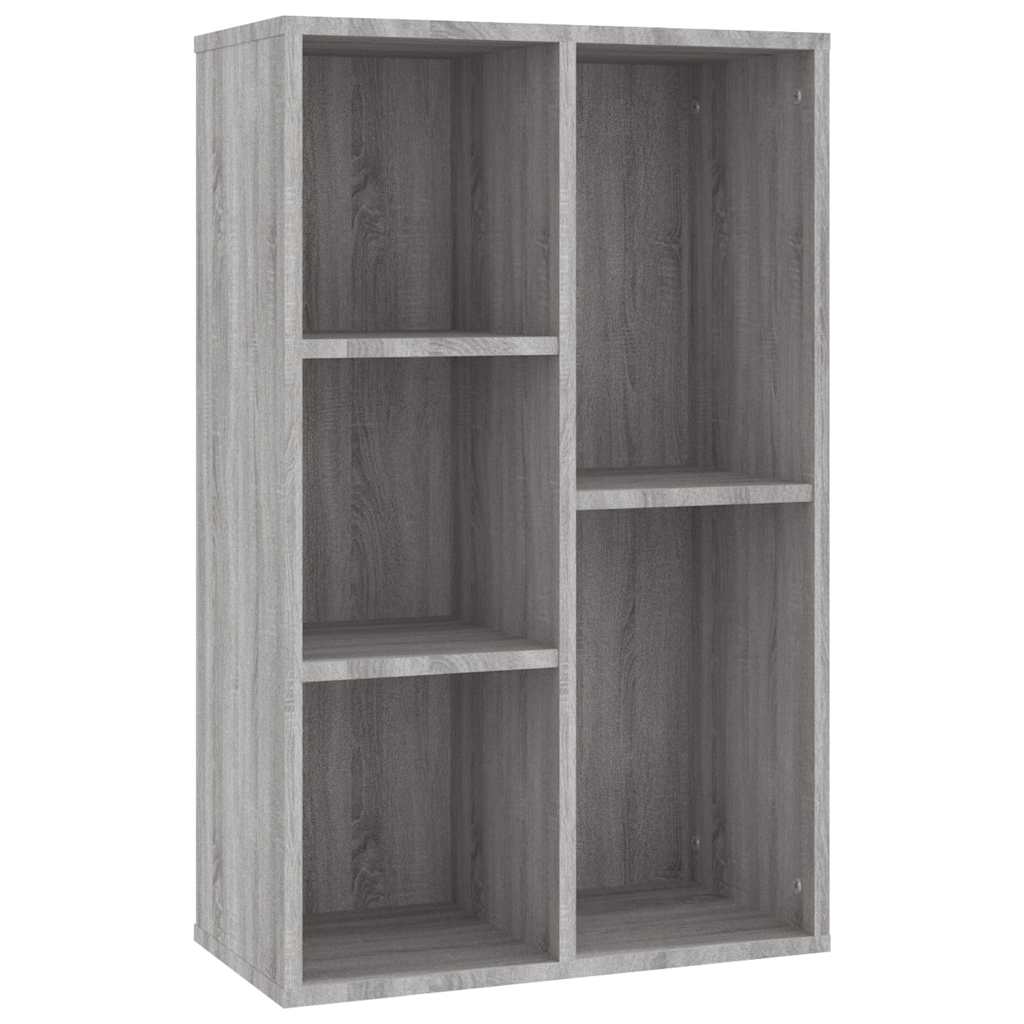 Bibliothèque/Buffet sonoma gris 50x25x80 cm bois d'ingénierie - XIOS