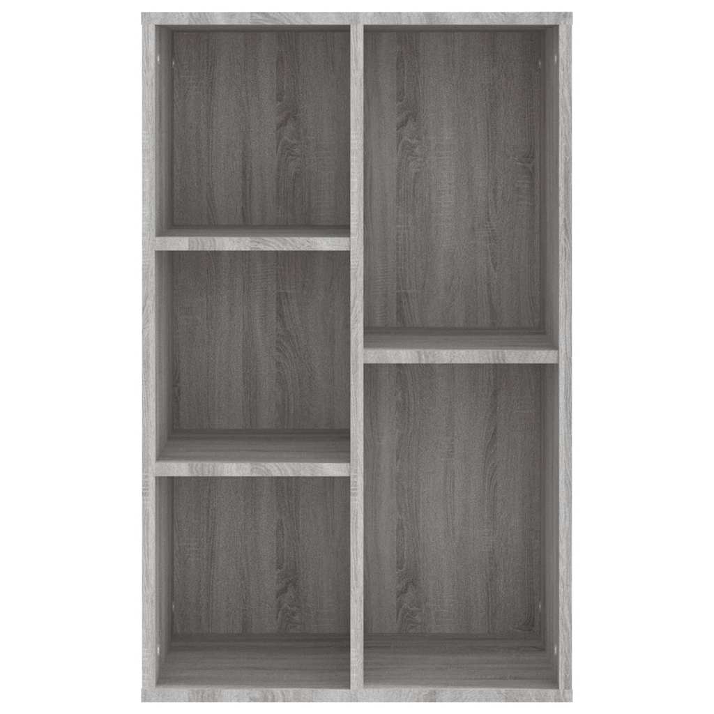 Bibliothèque/Buffet sonoma gris 50x25x80 cm bois d'ingénierie - XIOS