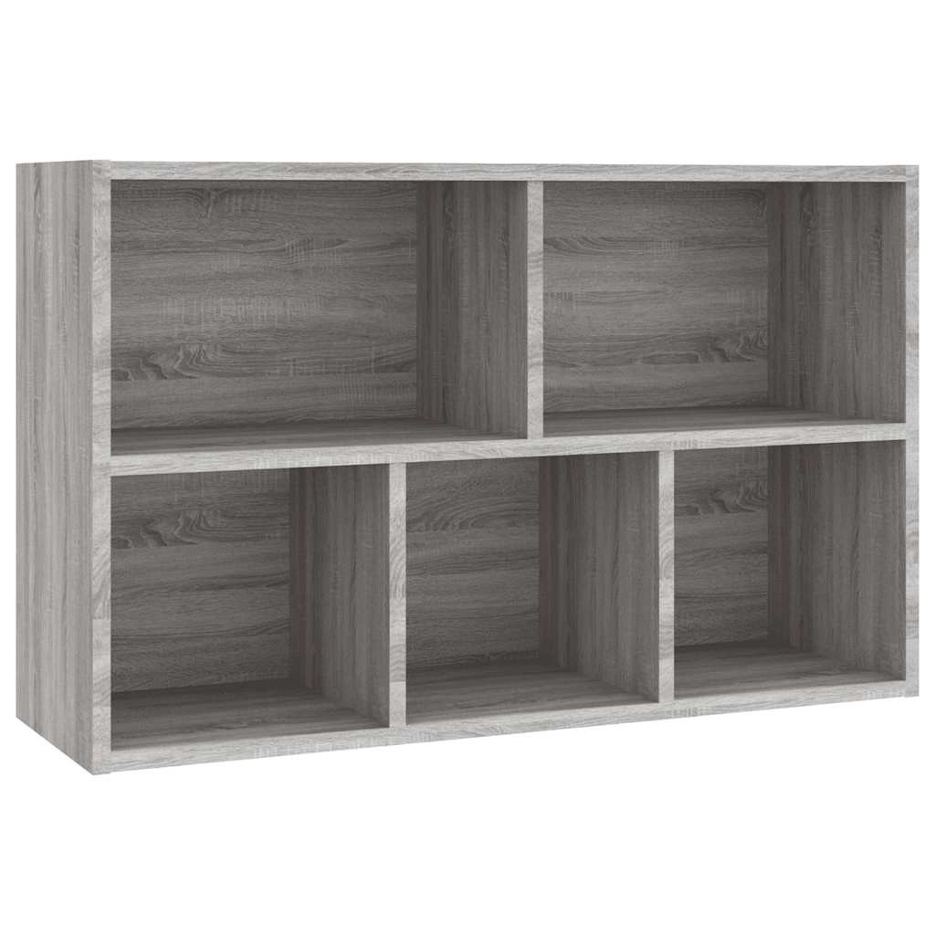 Bibliothèque/Buffet sonoma gris 50x25x80 cm bois d'ingénierie - XIOS