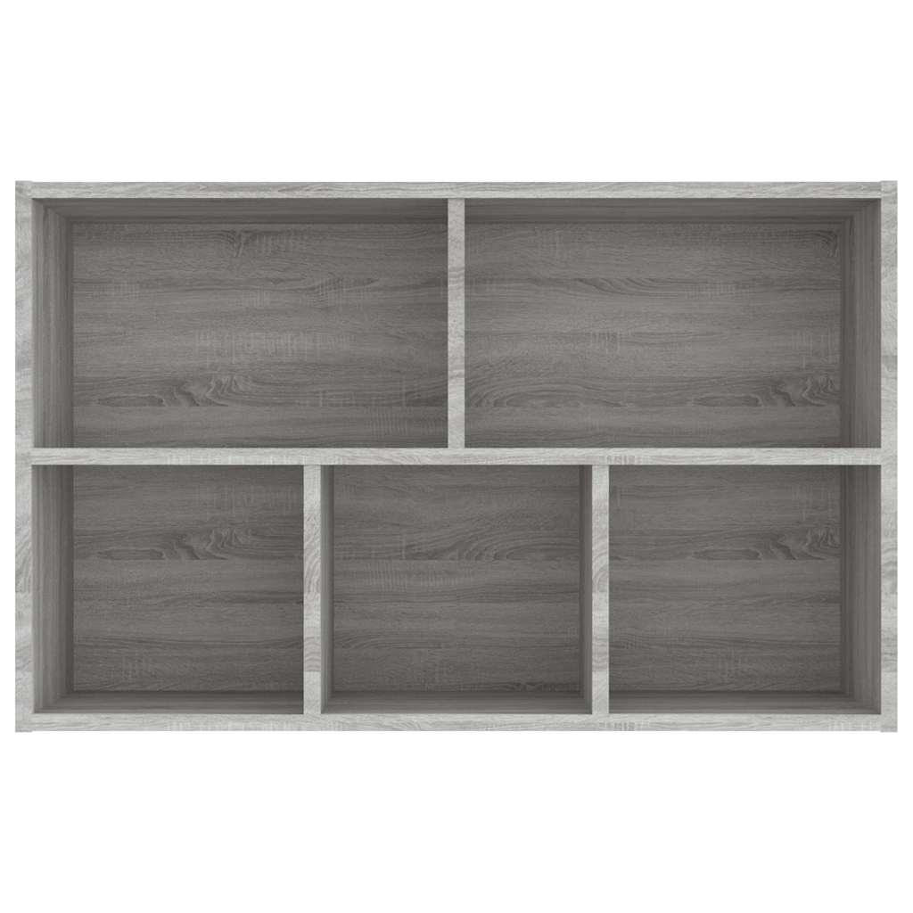 Bibliothèque/Buffet sonoma gris 50x25x80 cm bois d'ingénierie - XIOS