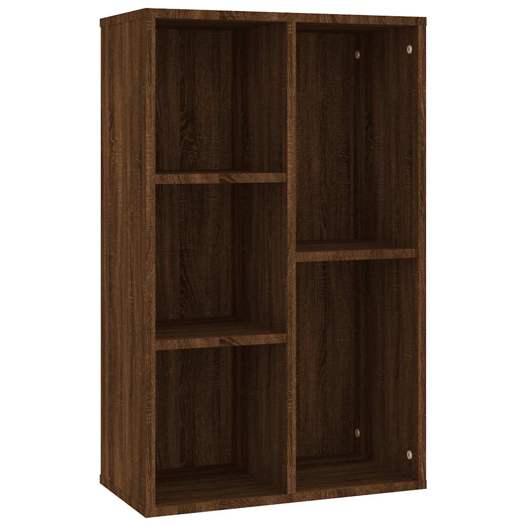 Bibliothèque/Buffet chêne marron 50x25x80 cm bois d'ingénierie - XIOS