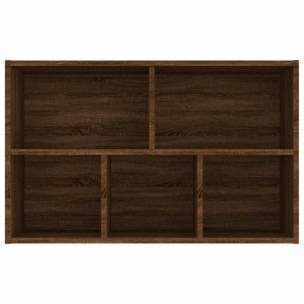Bibliothèque/Buffet chêne marron 50x25x80 cm bois d'ingénierie - XIOS