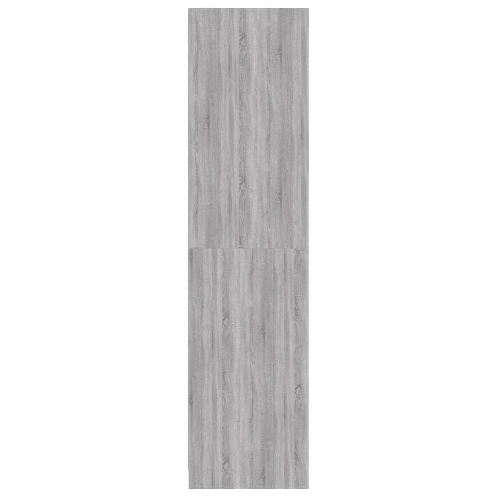 Garde-robe sonoma gris 100x50x200 cm bois d'ingénierie - XIOS