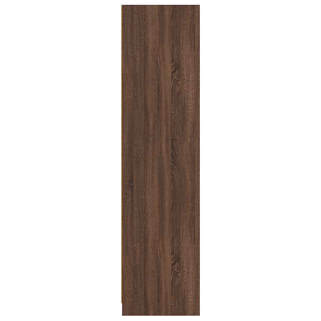 Garde-robe chêne marron 100x50x200 cm bois d'ingénierie - XIOS