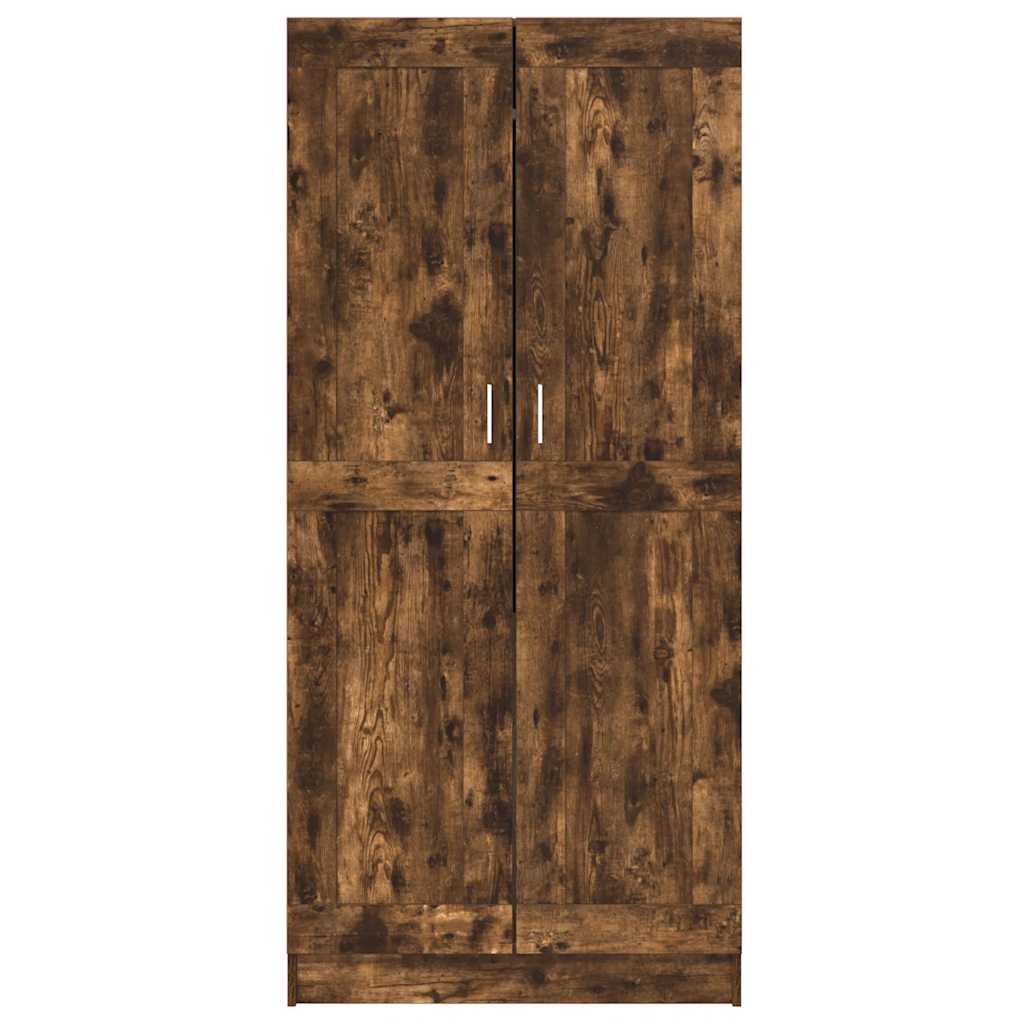 Garde-robe Chêne fumé 82,5x51,5x180 cm Bois d'ingénierie