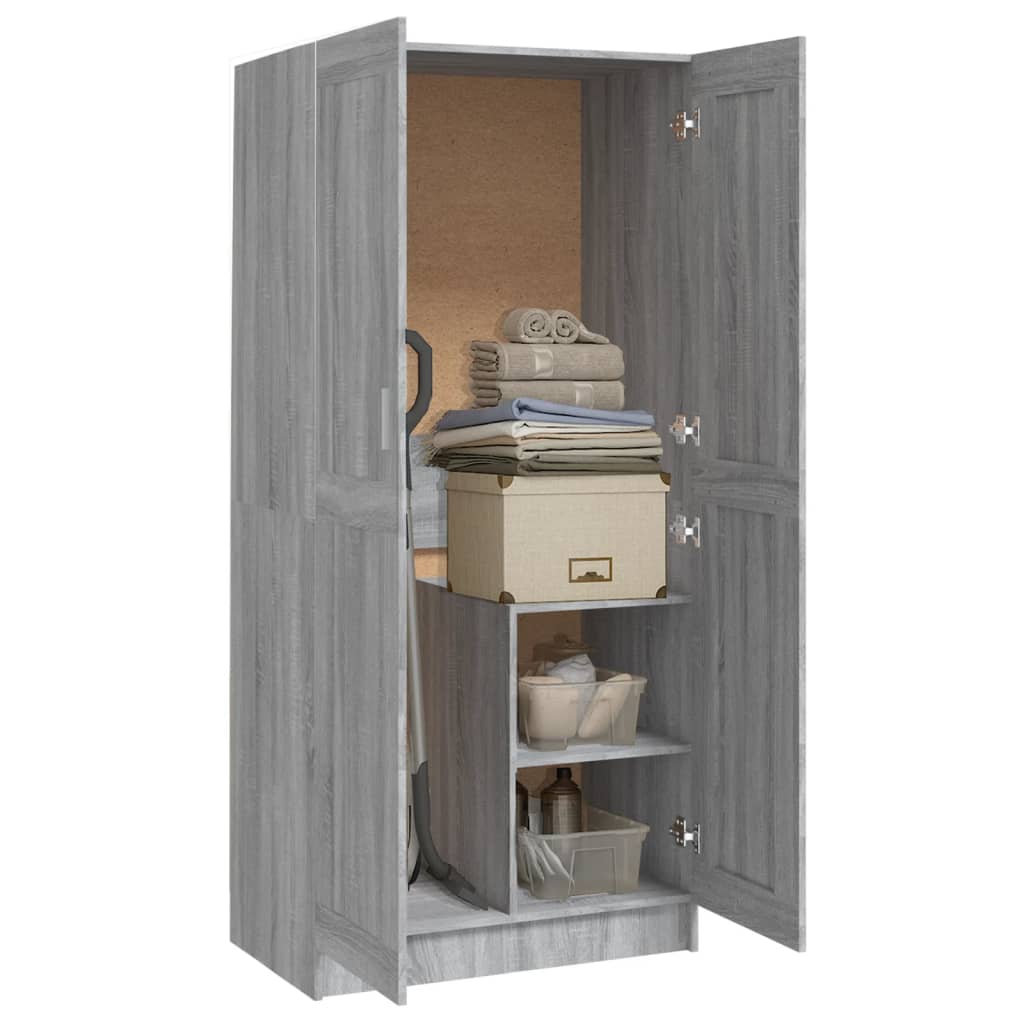 Garde-robe Sonoma gris 82,5x51,5x180 cm Bois d'ingénierie - XIOS