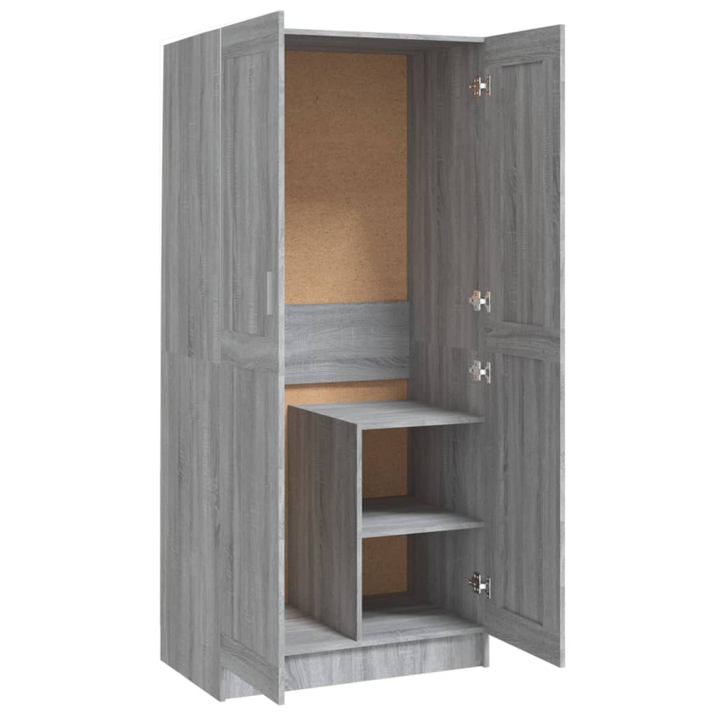 Garde-robe Sonoma gris 82,5x51,5x180 cm Bois d'ingénierie - XIOS