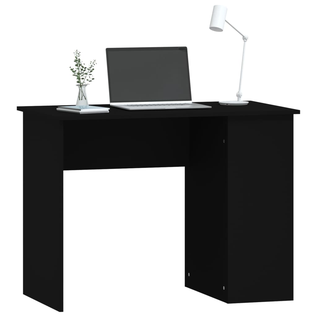 Bureau Noir 100x55x75 cm Bois d'ingénierie - XIOS