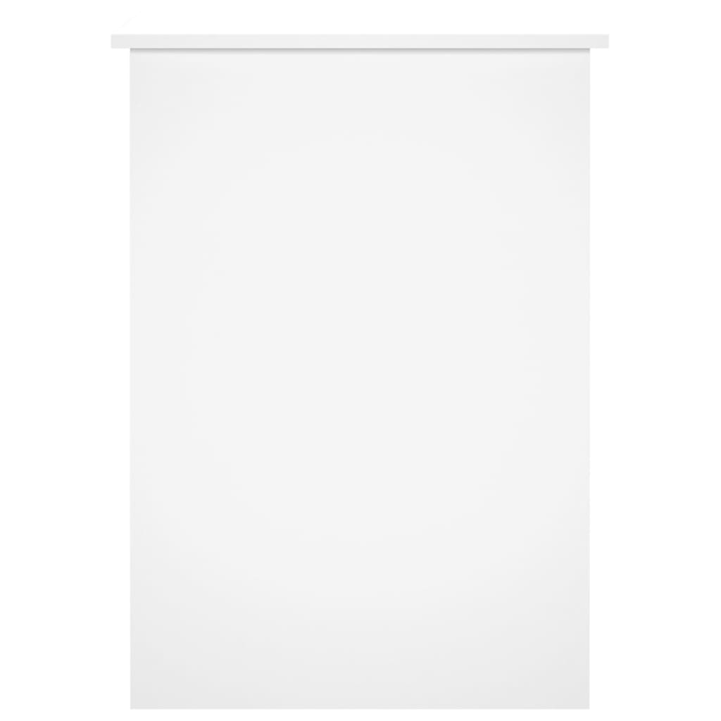 Bureau Blanc brillant 100x55x75 cm Bois d'ingénierie - XIOS