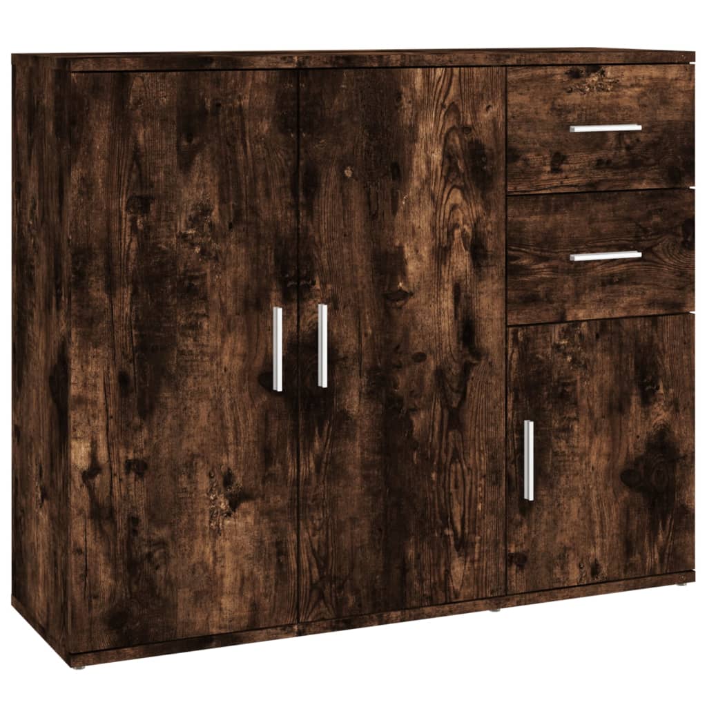 Buffet Chêne fumé 91x29,5x75 cm Bois d'ingénierie - XIOS