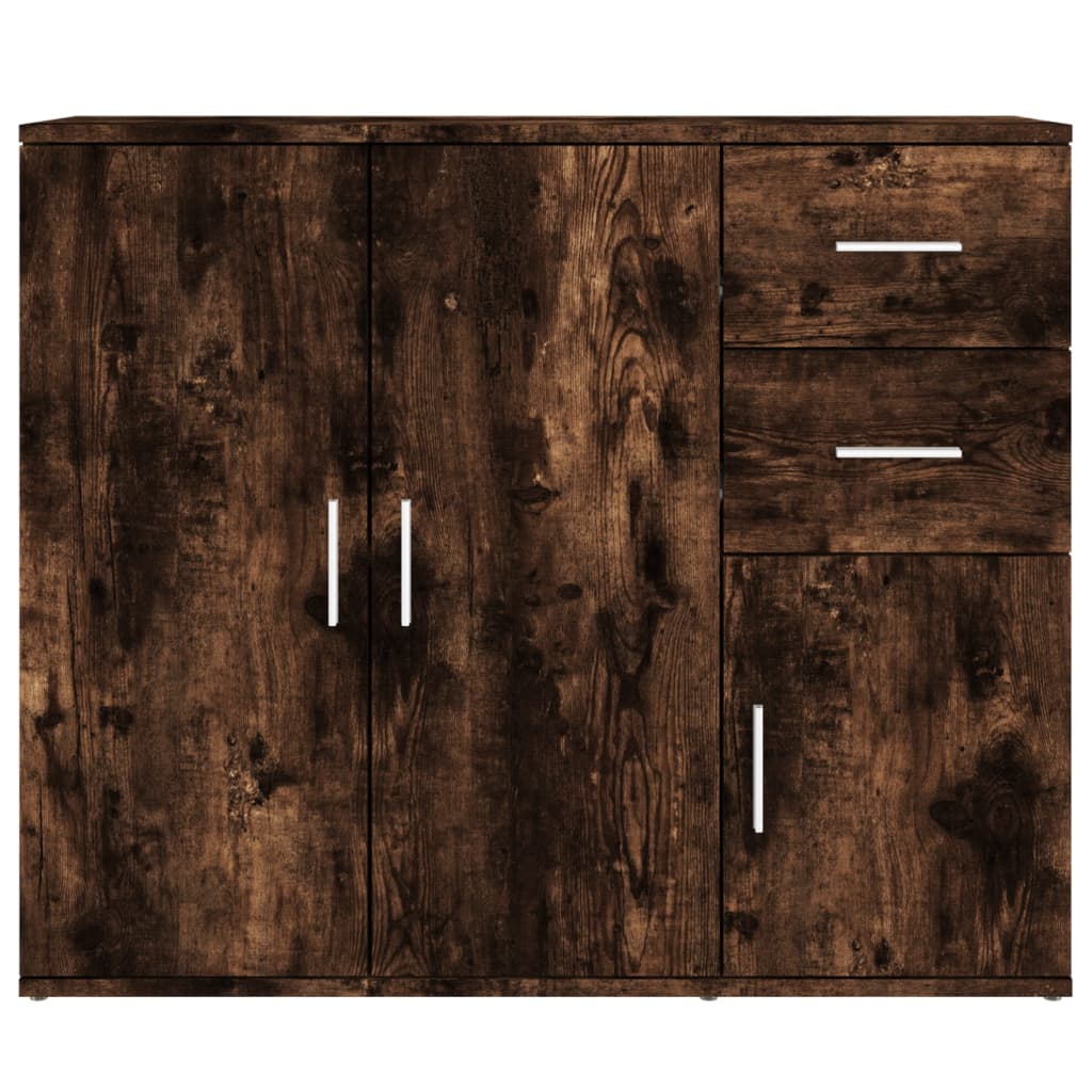 Buffet Chêne fumé 91x29,5x75 cm Bois d'ingénierie - XIOS