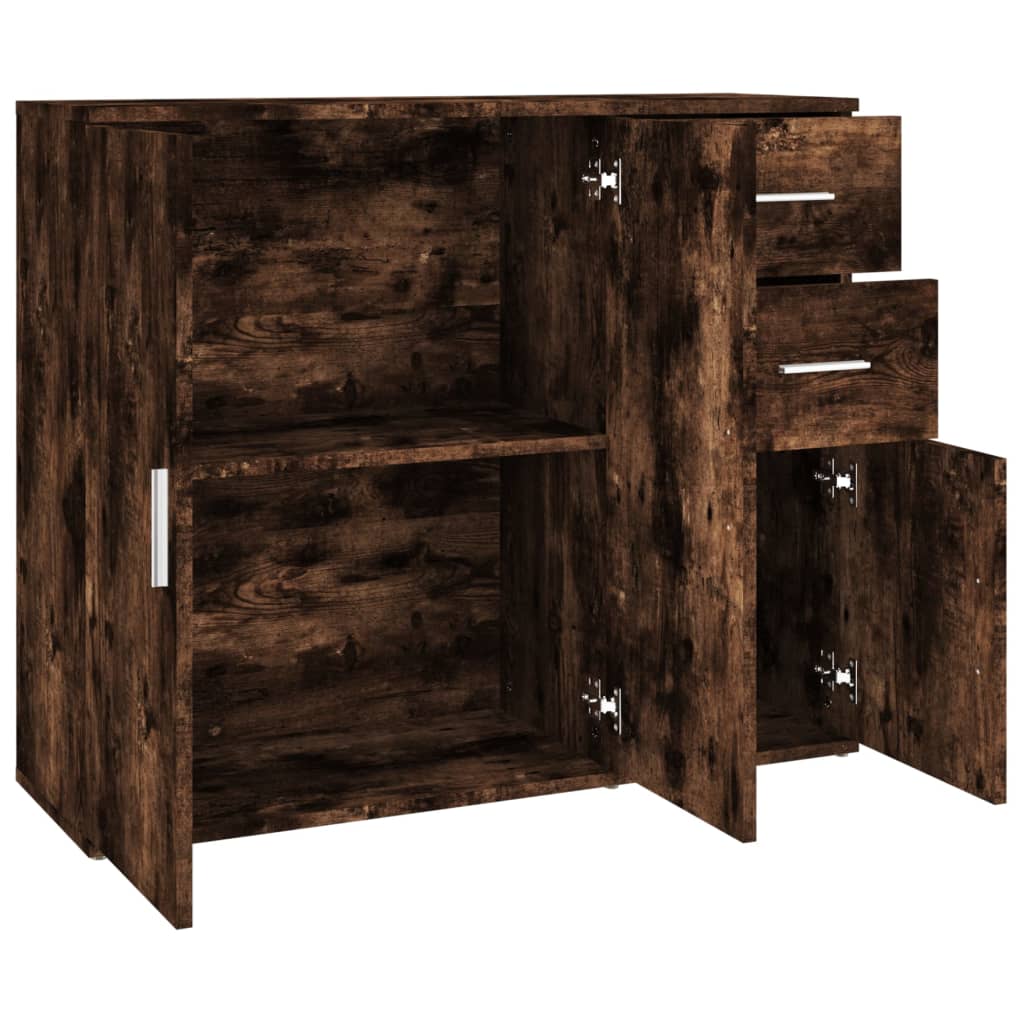 Buffet Chêne fumé 91x29,5x75 cm Bois d'ingénierie - XIOS