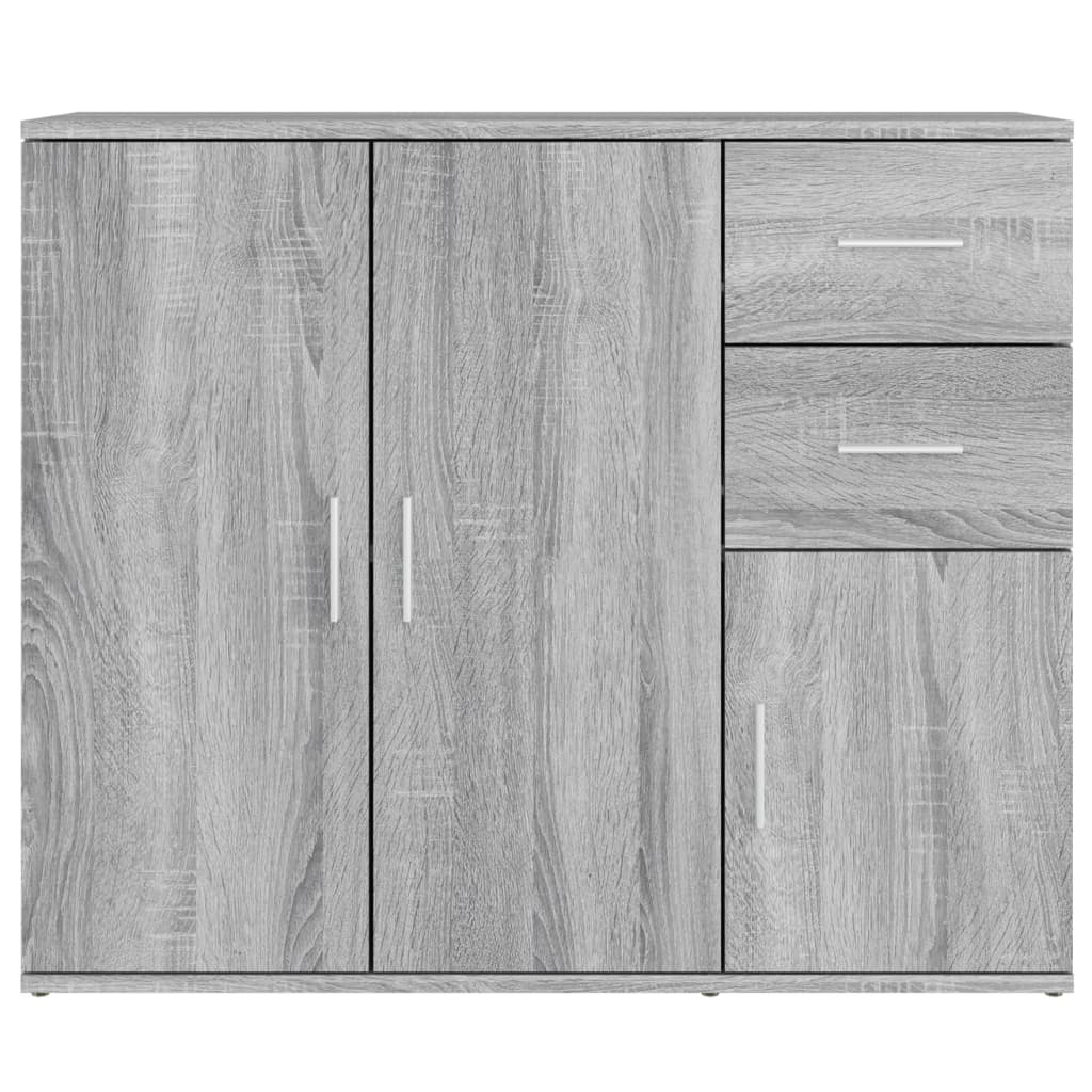 Buffet Sonoma gris 91x29,5x75 cm Bois d'ingénierie - XIOS