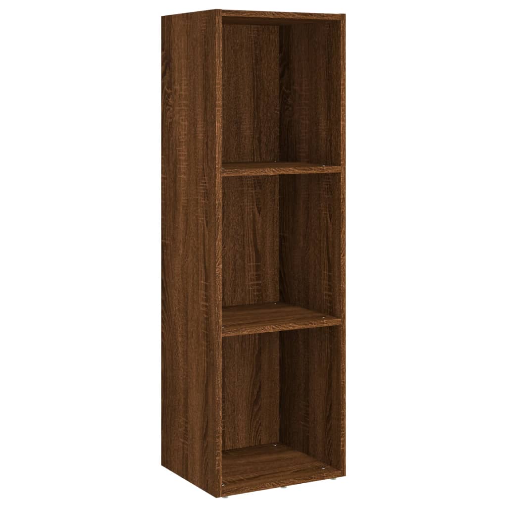Bibliothèque/Meuble TV chêne marron 36x30x114cm bois ingénierie - XIOS