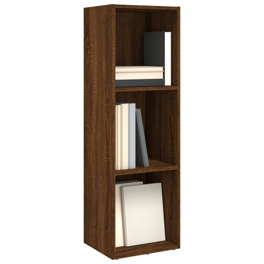 Bibliothèque/Meuble TV chêne marron 36x30x114cm bois ingénierie - XIOS