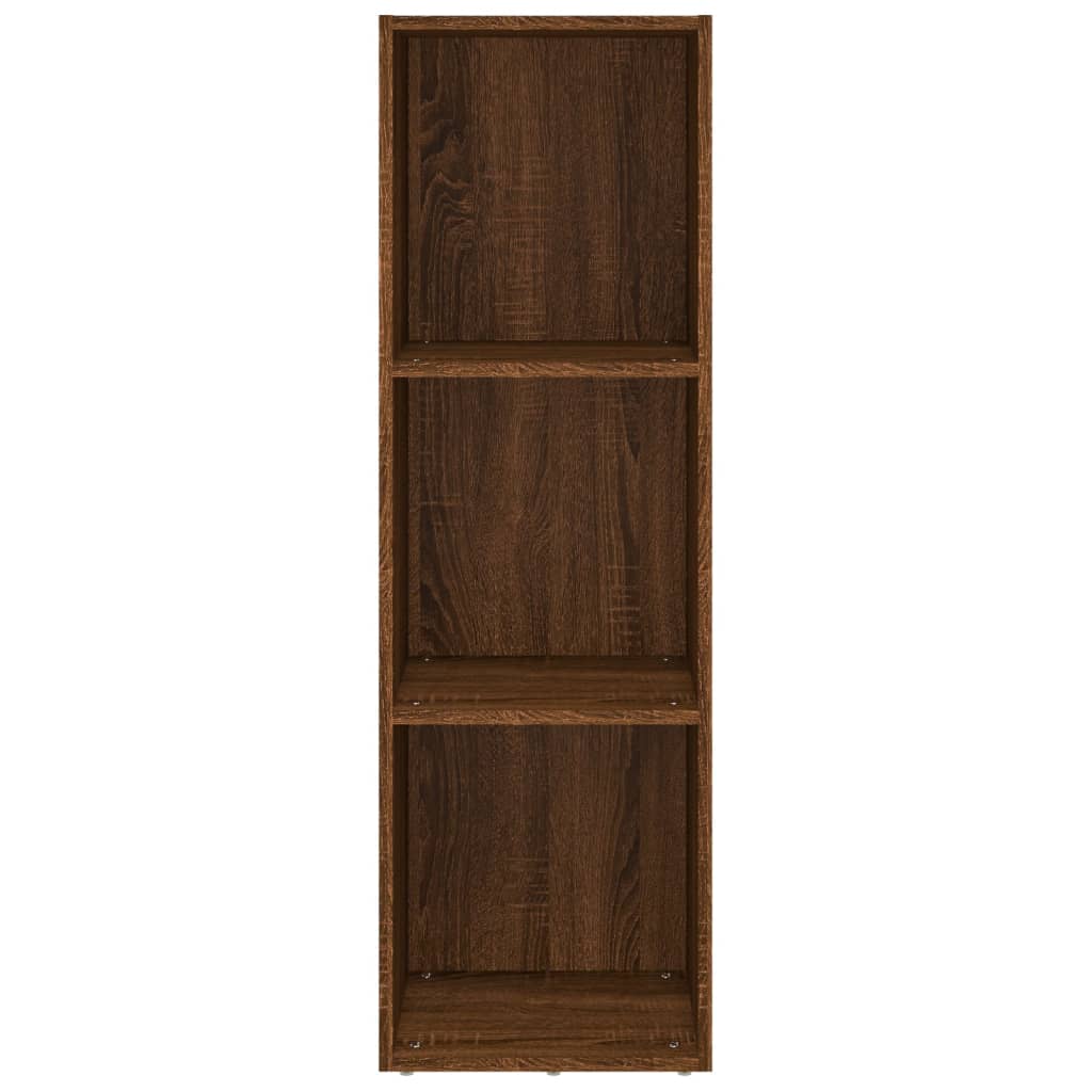 Bibliothèque/Meuble TV chêne marron 36x30x114cm bois ingénierie - XIOS