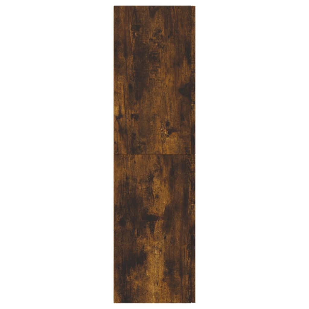 Meuble TV mural Chêne fumé 30,5x30x110 cm - XIOS