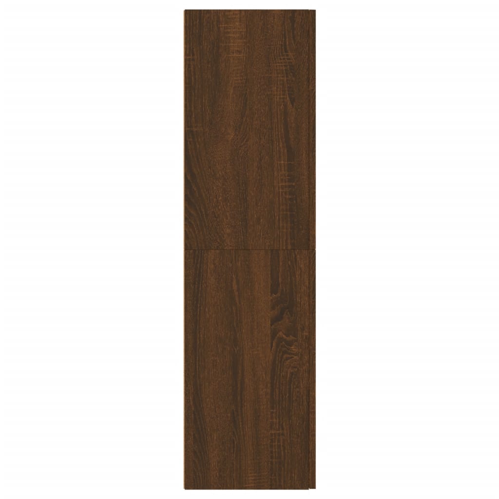 Meuble TV mural Chêne marron 30,5x30x110 cm - XIOS