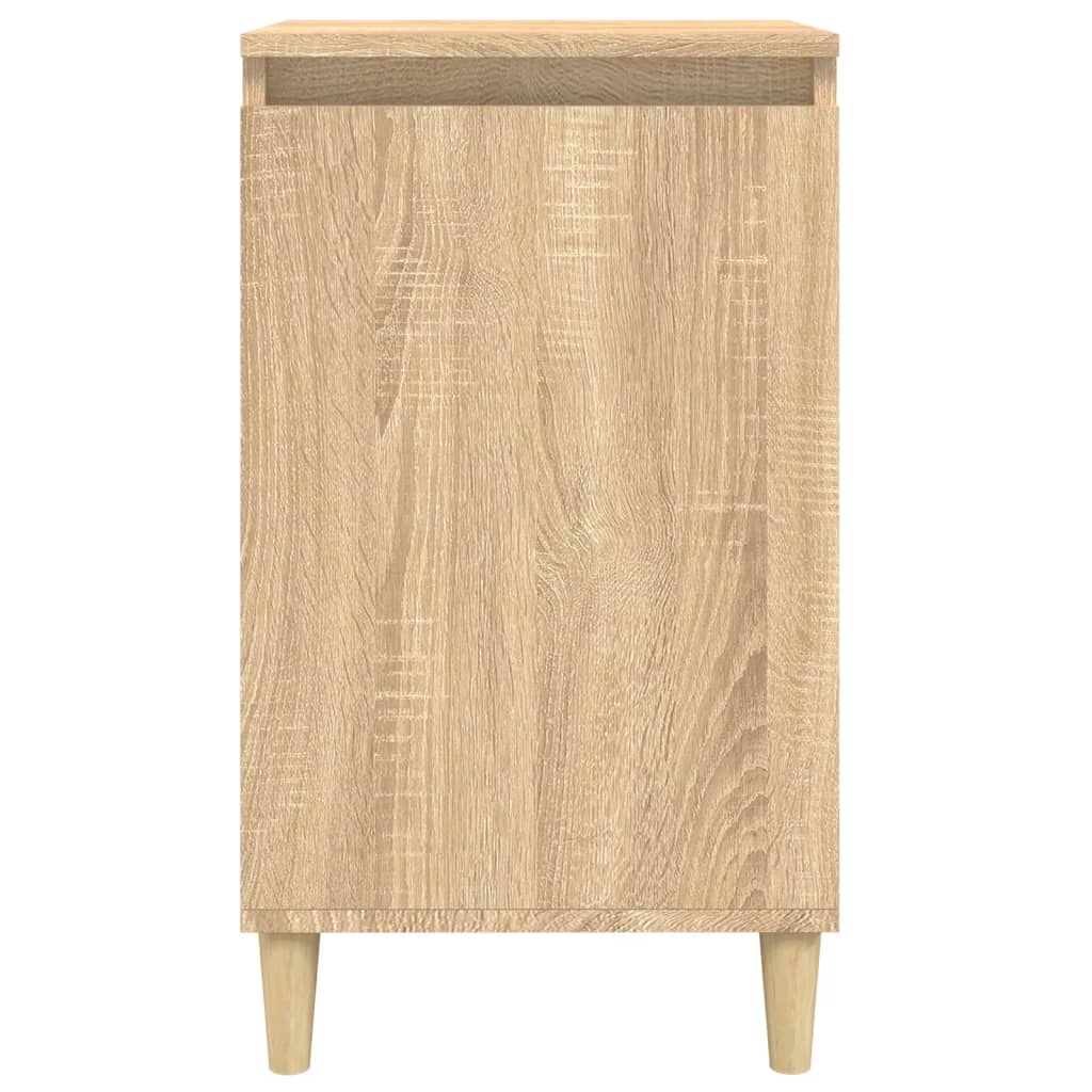 Tables de chevet 2pcs chêne sonoma 40x35x70cm bois d'ingénierie - XIOS