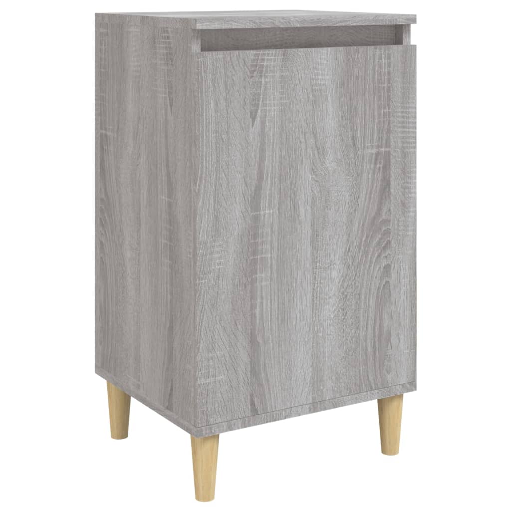 Table de chevet sonoma gris 40x35x70 cm bois d'ingénierie - XIOS