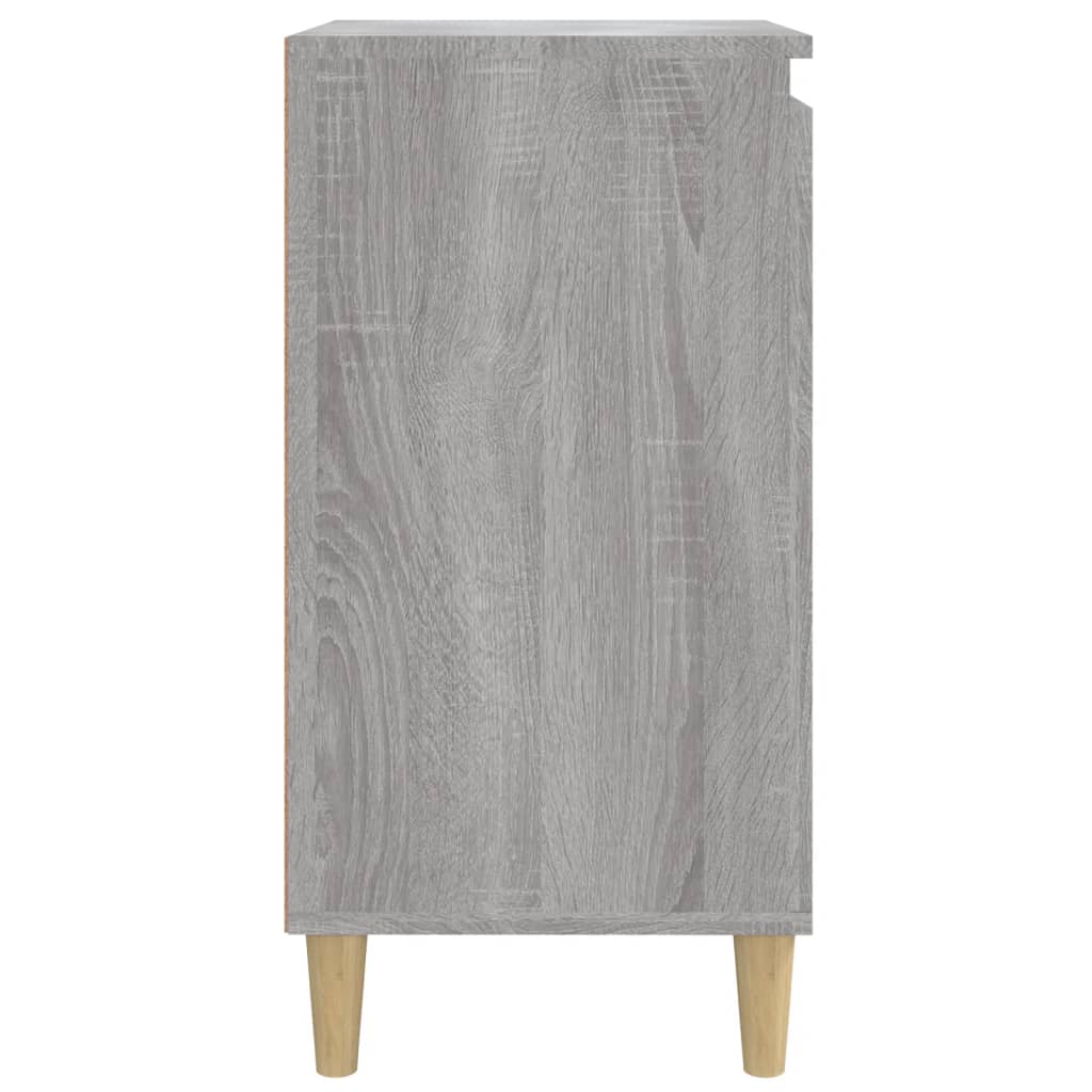 Table de chevet sonoma gris 40x35x70 cm bois d'ingénierie - XIOS