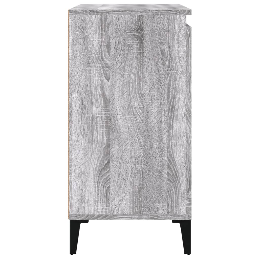 Table de chevet sonoma gris 40x35x70 cm bois d'ingénierie - XIOS