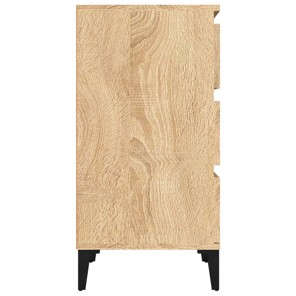Table de chevet chêne sonoma 40x35x70 cm bois d'ingénierie - XIOS