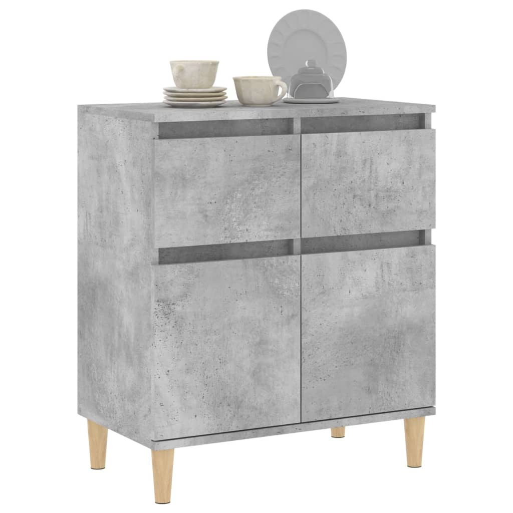 Buffet Gris béton 60x35x70 cm Bois d'ingénierie - XIOS