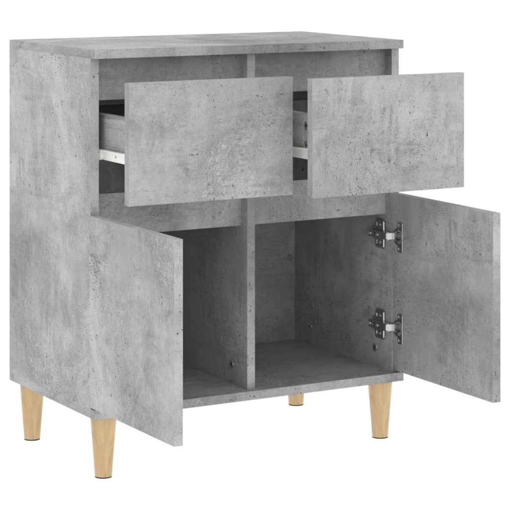 Buffet Gris béton 60x35x70 cm Bois d'ingénierie - XIOS