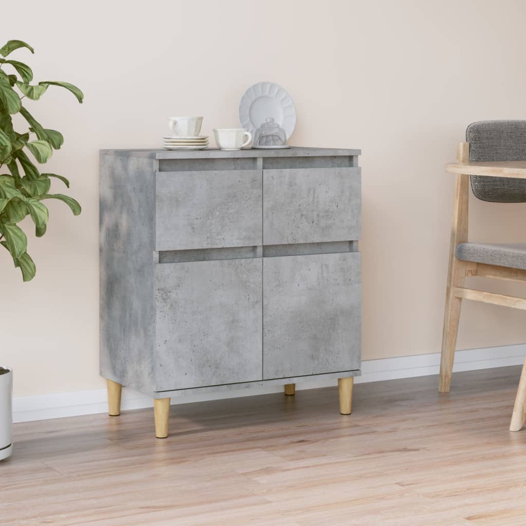 Buffet Gris béton 60x35x70 cm Bois d'ingénierie - XIOS