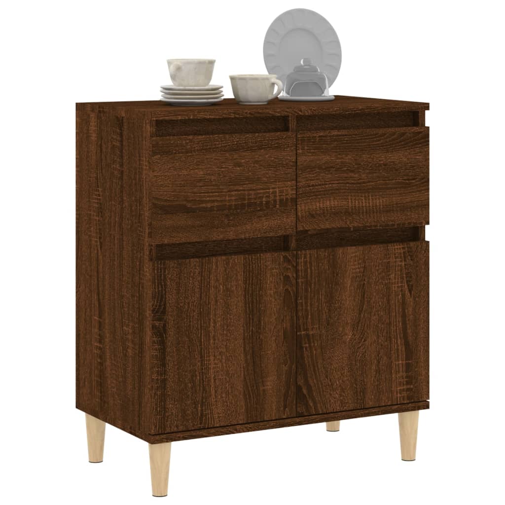 Buffet Chêne marron 60x35x70 cm Bois d'ingénierie - XIOS