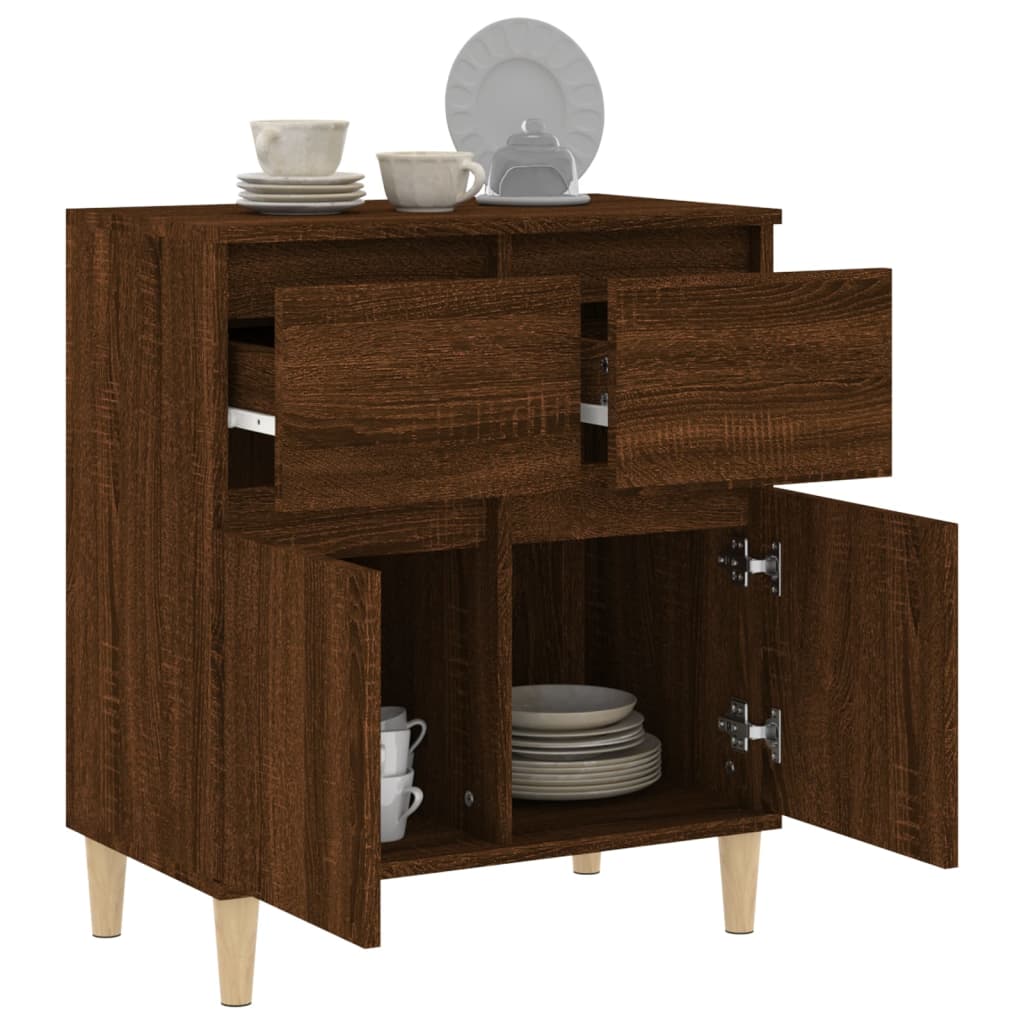 Buffet Chêne marron 60x35x70 cm Bois d'ingénierie - XIOS