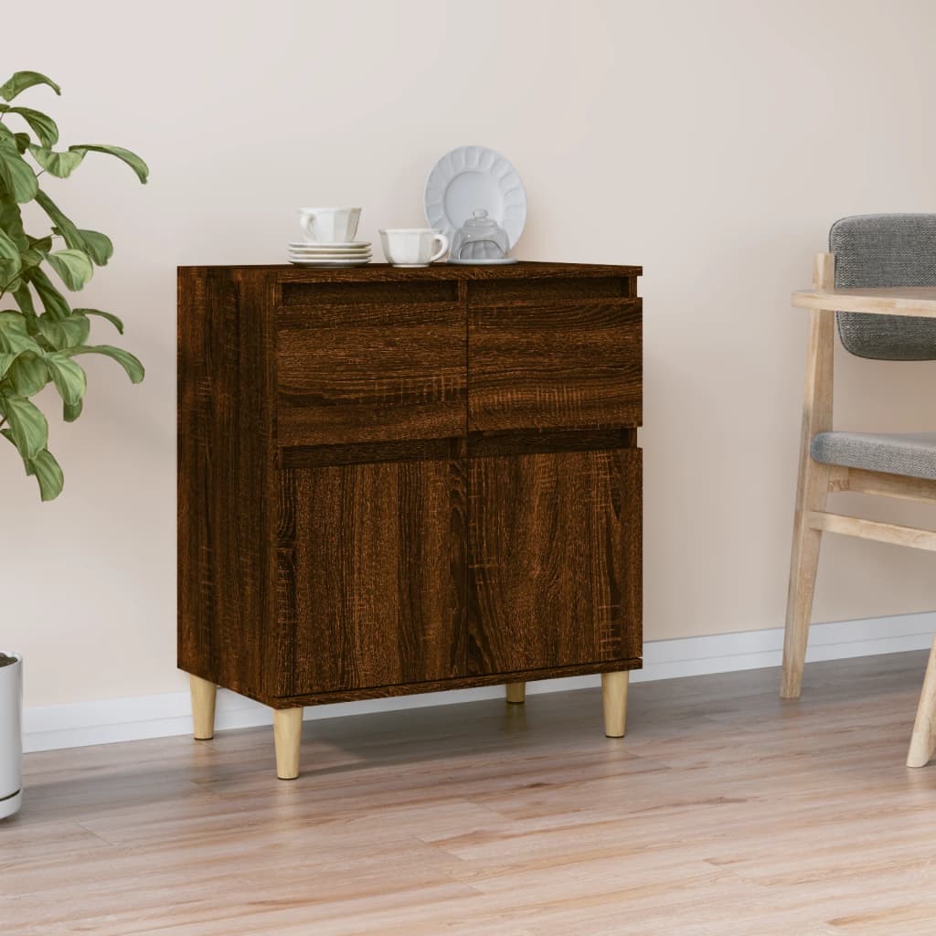 Buffet Chêne marron 60x35x70 cm Bois d'ingénierie - XIOS