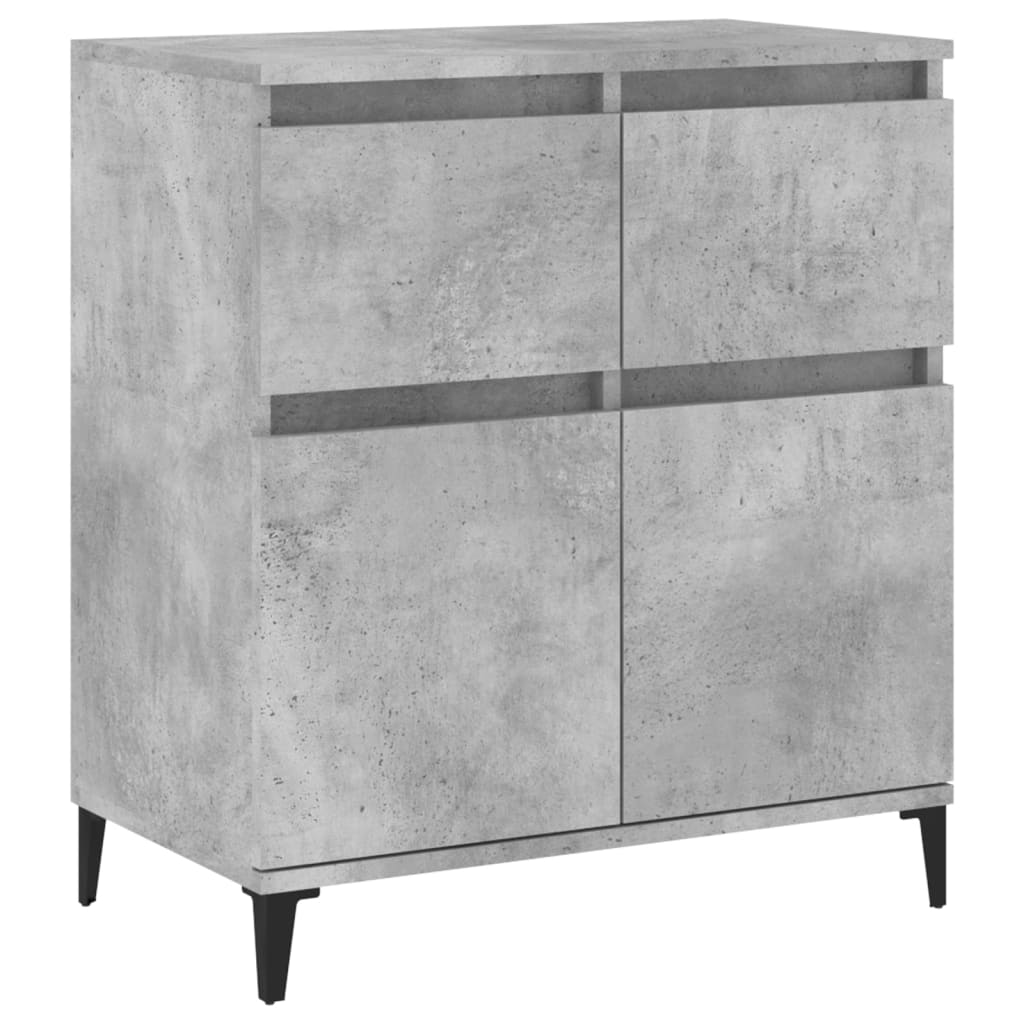 Buffet Gris béton 60x35x70 cm Bois d'ingénierie - XIOS