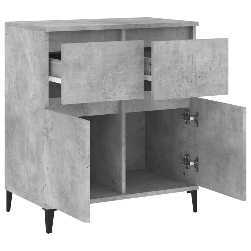 Buffet Gris béton 60x35x70 cm Bois d'ingénierie - XIOS