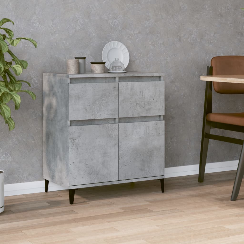 Buffet Gris béton 60x35x70 cm Bois d'ingénierie - XIOS