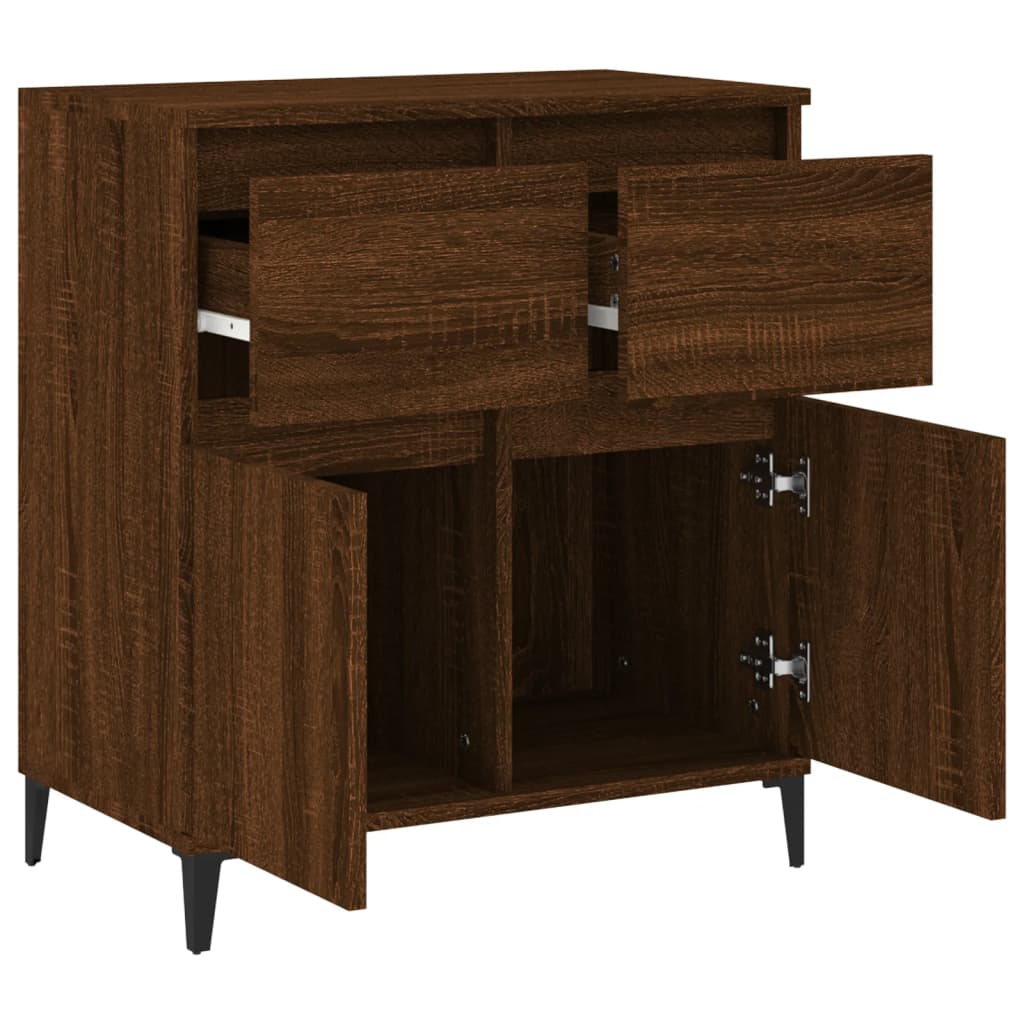 Buffet Chêne marron 60x35x70 cm Bois d'ingénierie - XIOS