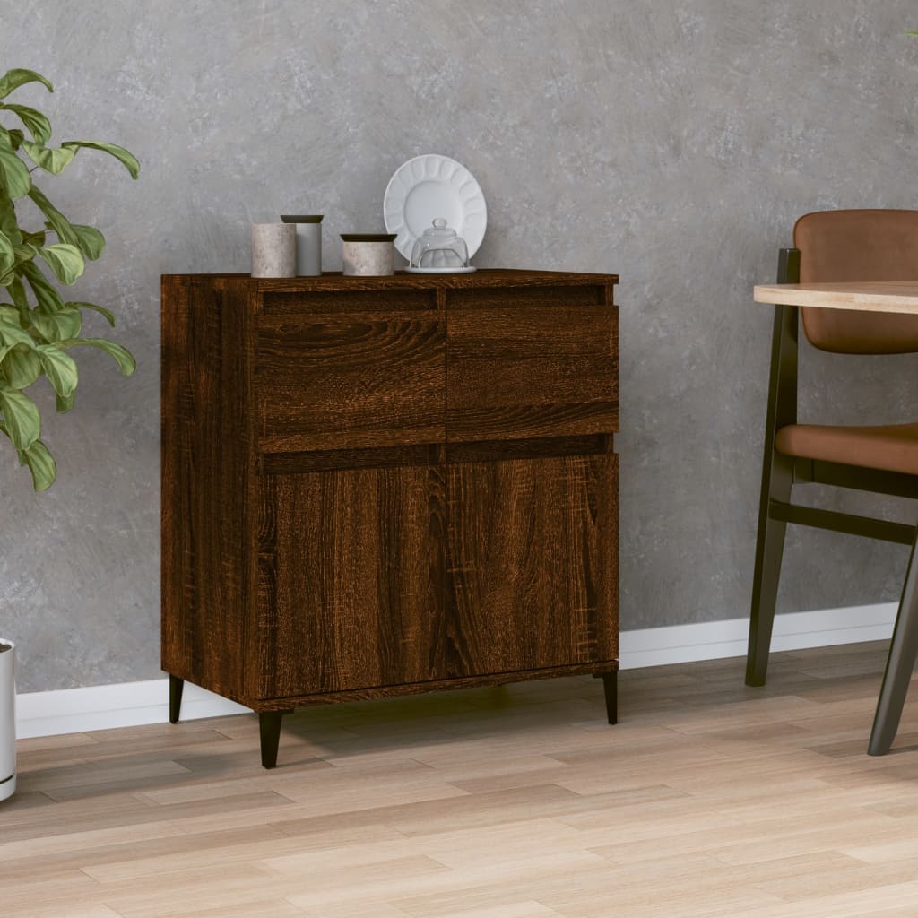 Buffet Chêne marron 60x35x70 cm Bois d'ingénierie - XIOS