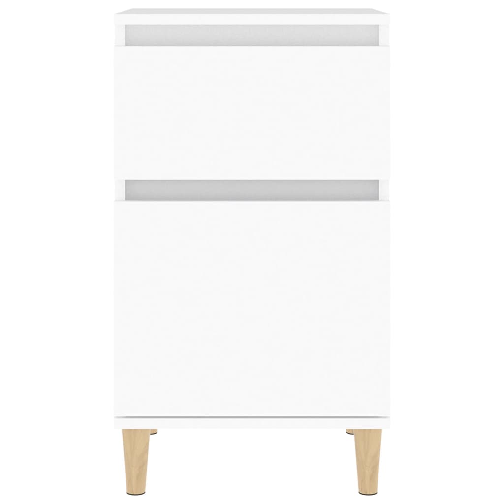Tables de chevet 2 pcs blanc 40x35x70 cm - XIOS