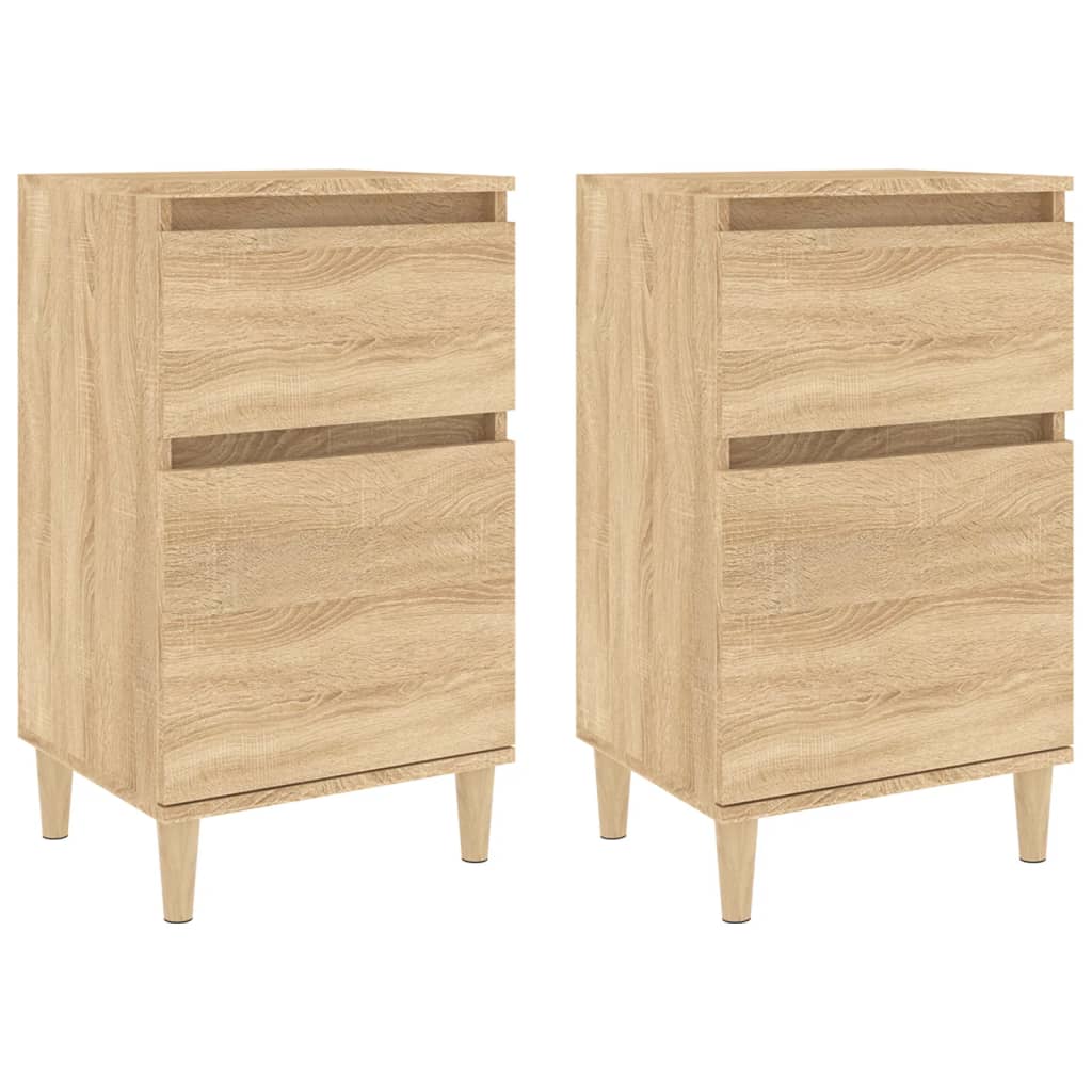 Tables de chevet 2 pcs chêne sonoma 40x35x70 cm - XIOS