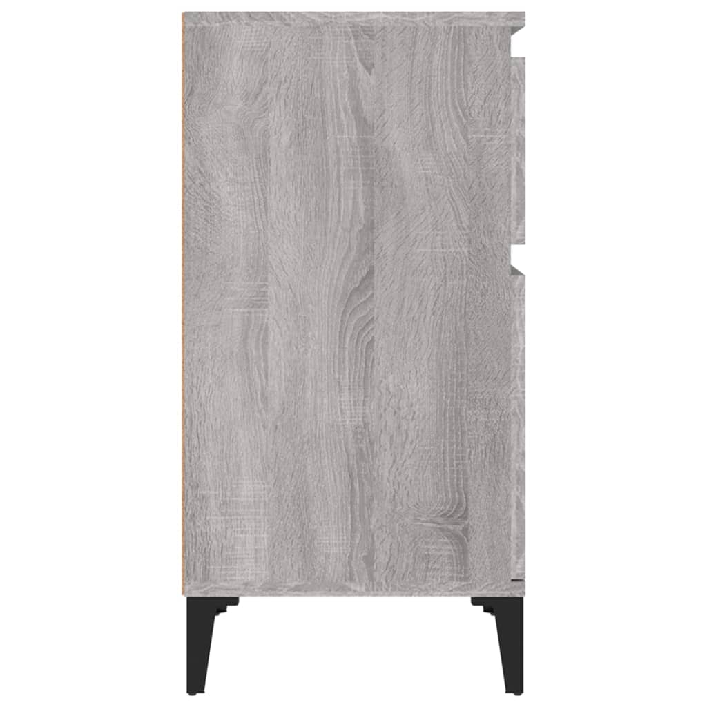 Table de chevet sonoma gris 40x35x70 cm - XIOS
