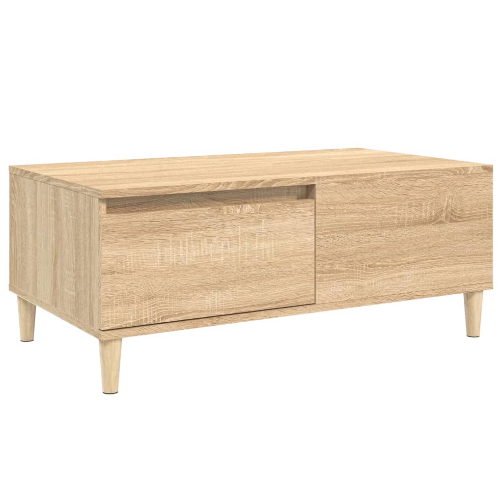 Table basse Chêne sonoma 90x50x36,5 cm Bois d'ingénierie - XIOS
