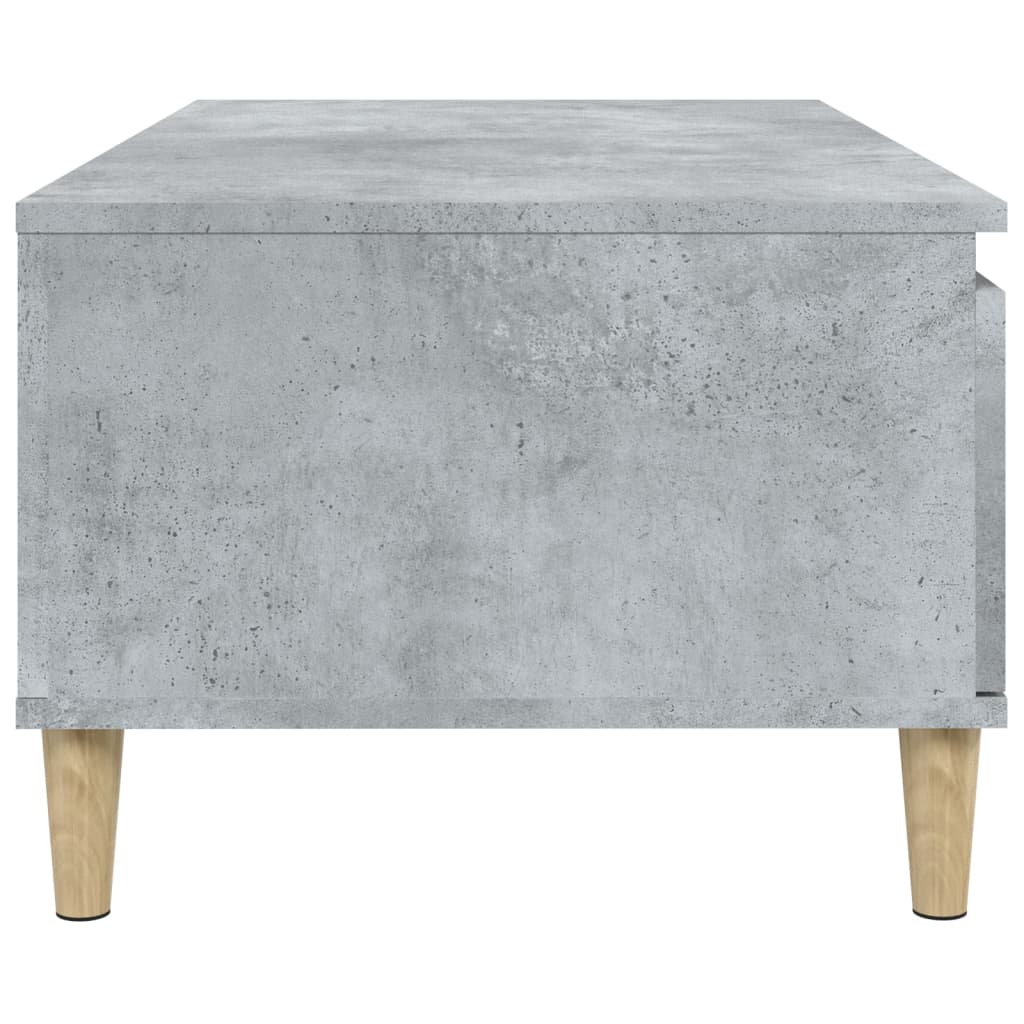 Table basse Gris béton 90x50x36,5 cm Bois d'ingénierie - XIOS