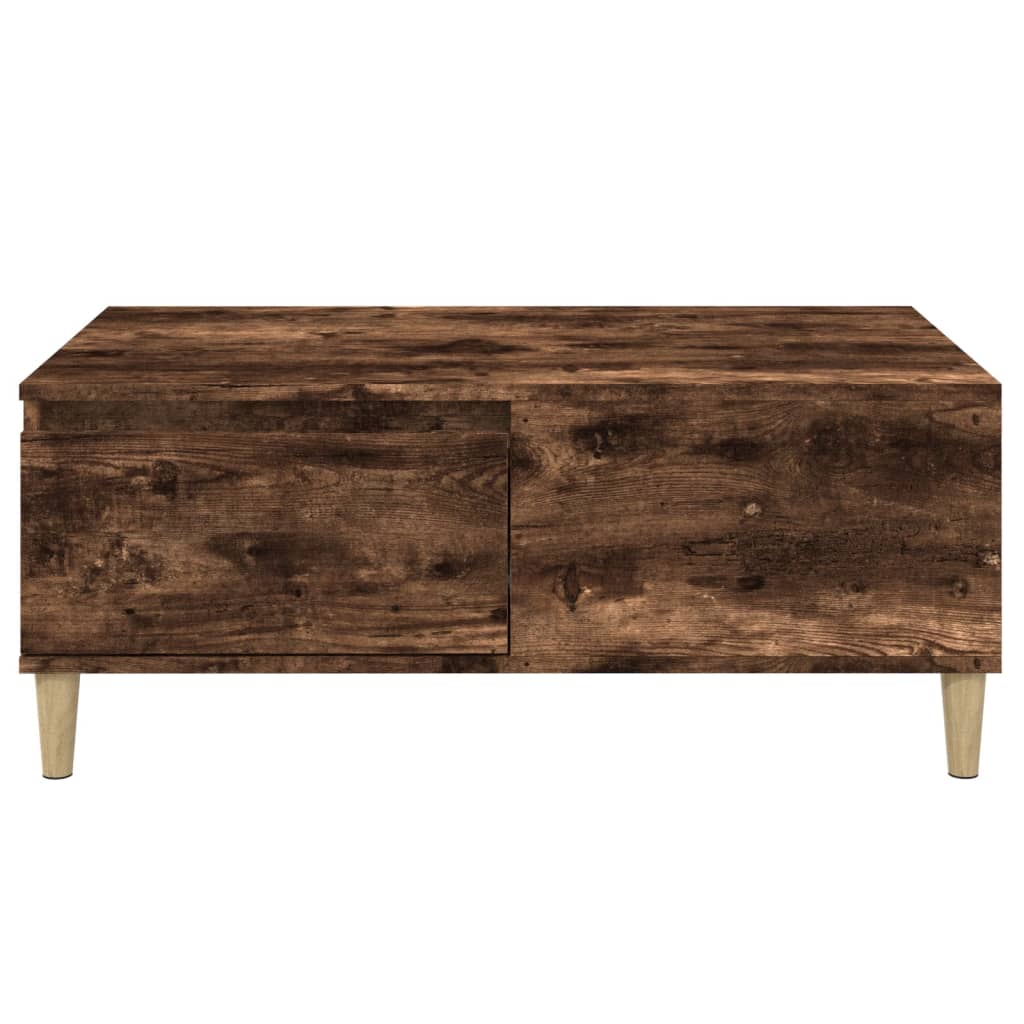Table basse Chêne fumé 90x50x36,5 cm Bois d'ingénierie - XIOS
