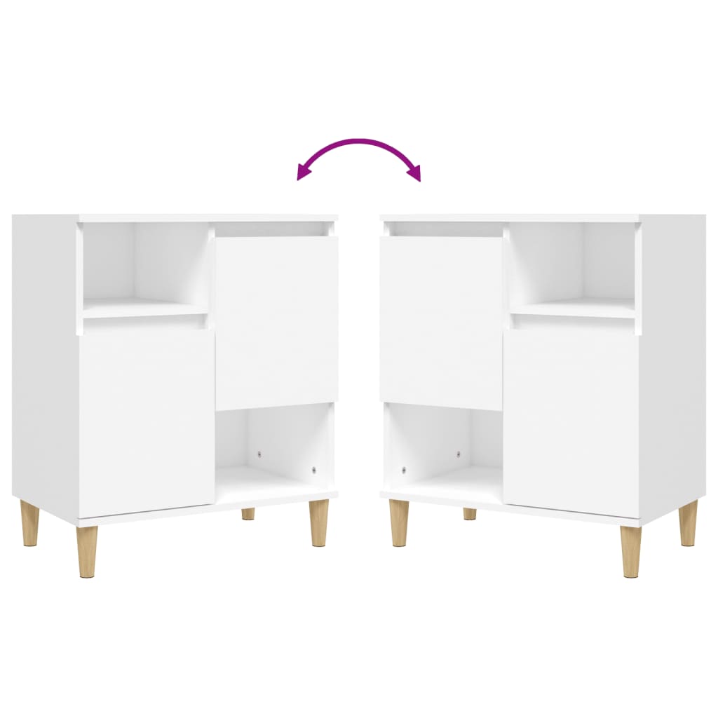 Buffet Blanc 60x35x70 cm Bois d'ingénierie - XIOS