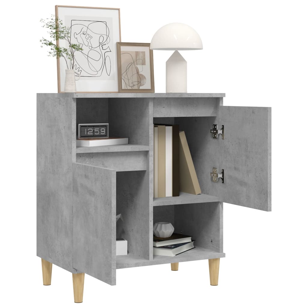 Buffet Gris béton 60x35x70 cm Bois d'ingénierie - XIOS