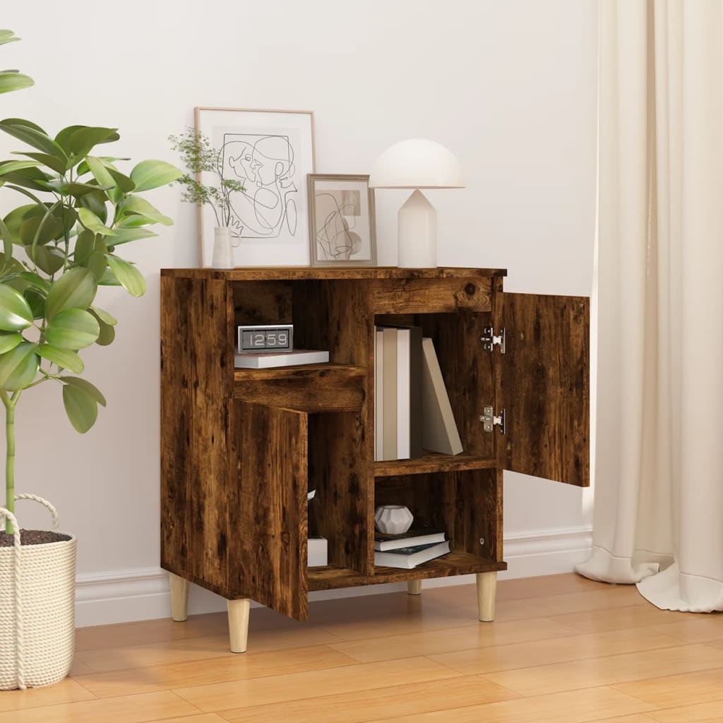 Buffet Chêne fumé 60x35x70 cm Bois d'ingénierie - XIOS