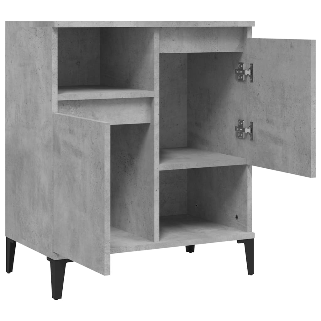 Buffet Gris béton 60x35x70 cm Bois d'ingénierie - XIOS